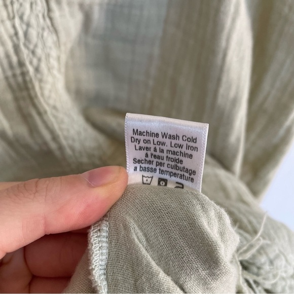 Stark X Women's Light Green Mini Dress Raw Hem Spaghetti Strap Sleeveless XS - Picture 8 of 11